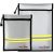 Fireproof Waterproof Money Document Bag – 2 Pack Safe Upgraded Zipper Bags
