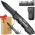 Nose Hair Trimmer for Men, 3-in-1 Professional Painless USB-C Rechargeable Eyebr