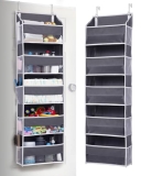 ULG 1 Pack Over Door Organizer with 5 Large and 10 Mesh Side Pockets