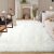 Latepis White Faux Fur Rug 8×10