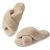 Ankis Women Slippers Camel Fluffy Slippers Memory Foam