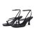 PiePieBuy Women’s Lace Up Heeled Sandals Square Flip Flop High Heels Strappy Par