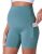 POSHDIVAH Maternity Shorts for Women Over Belly Biker Workout Yoga Active Summer