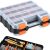 Andalus Tools Organizer Box, Small Parts Storage 34-Compartment Double-Sided Por