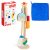 HELLOWOOD Kids Cleaning Set, 8 Pcs Wooden Housekeeping Play Set Includes Broom M