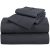 ROYALE LINENS 400 Thread Count 100% American Grown Cotton 4 Piece Sateen King Sh