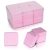 Bcowos Pink Lint Free Nail Wipes with Storage Case- 1080PCS Super Absorbent Nail