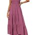 ANRABESS Womens Short Sleeve Henley Tops V Neck Dressy Casual Blouses Summer Tre