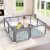 Dripex Baby Playpen, 47″x47″ Small Playpen for Babies