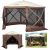 VEVOR 12 * 12ft 6 Sided Pop-up Canopy Shelter Tent with Mesh Windows