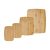 Farberware 4-Piece Bamboo Cutting Board Set – Reversible Boards for Meal Prep