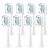Toothbrush Heads, 8 Pack Electric Toothbrush Replacement Heads for Philips Sonic