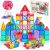Jasonwell 100pcs Magnetic Tiles Building Blocks Set for Boys Girls Preschool Edu