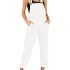 Sidefeel Women’s Wide Leg Jeans High Waisted Stretchy Front Seam Denim Pants Siz
