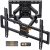 Perlegear UL Listed Full Motion TV Wall Mount for 42-90″ TVs up to 132lbs