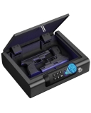 BILLCONCH Gun Safes Biometric Gun Safe Portable Pistol Safes Electronic Lock Box
