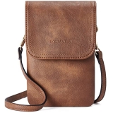 BOSTANTEN Vegan Leather Small Crossbody Bags for Women Designer Cell Phone Bag W