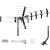 Five Star Outdoor HDTV Antenna up to 200 Mile Long Range