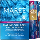 MAREE Collagen Facial Mask with Hyaluronic Acid — Sheet Face Mask Skincare — Cen