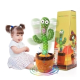 MIAODAM Singing Talking Cactus Toy Repeating What You Say