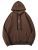 SHENHE Men’s Bear Embroidery Long Sleeve Thermal Hooded Sweatshirt Hoodie Tops C