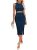 Pink Queen Sleeveless Cutout Dresses for Women Sexy Side Slit Bodycon Cocktail P