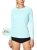 IUGA Long Sleeve Workout Tops for Women UPF 50+ Rash Guard Athletic Shirts