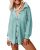Dokotoo Womens Vintage Solid Color Button Down Shirts Long Sleeve Button Up Pock