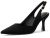 Rilista Womens Slingback Pumps Closed Pointed Toe Kitten Heel Sandals Wedding Ev