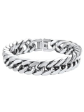 ChainsHouse Stainless Steel Cuban Mens Chain Bracelet 7.5″ Classic Minimalist Br