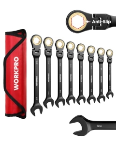 WORKPRO Ratcheting Combination Wrench Set