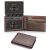 RUNBOX Wallet for Men -Slim Rfid Leather Mens Bifold Novelty Wallets 2 ID Window