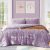 Geniospin Purple Queen Comforter Set for Girls- 7 Pieces Pom Tufted Bed in A Bag