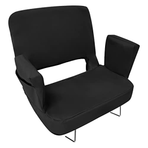 TOPSKY Extra Wide Stadium Seat for Bleachers with Back Support