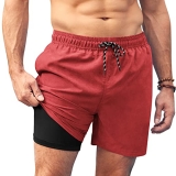 COOFANDY Mens Board Shorts Swimwear Quick Dry Swimming Trunk Swimsuit Beach Bath