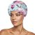 INNELO Luxury Shower Cap for Women Reusable Waterproof