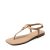 DREAM PAIRS Women’s T-Strap Thong Flat Sandals with Cute Square Toe Strappy for