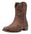 Jeossy Women’s Cowboy Boots, Brown Cowgirl Ankle Western Booties with Square Toe