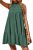 Okiwam Womens Summer Dress 2026 Sleeveless Halter Neck Flowy Mini Sundress Casua