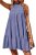 Okiwam Womens Summer Dress 2026 Sleeveless Halter Neck Flowy Mini Sundress Casua
