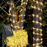 LairtPOW Solar Rope Light Waterproof IP65 39FT 100LEDs Outdoor LED ‎Solar Outdoo