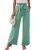 Heymoments Women’s Wide Leg Lounge Pants with Pockets Mint Green XX-Large Lightw