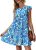 KIRUNDO Womens Summer Dresses 2026 Sleeveless Boho Floral Mini Beach Sundress Ru