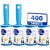Extra Sticky Lint Roller, Mega Value Set 400 Sheets for Pet Hair Removal