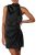 PRETTYGARDEN Women’s Short Formal Satin Dress Summer Sleeveless Mock Neck Tie Wa