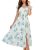 GRACE KARIN 2026 Womens Summer Dresses V Neck Ruffle Sleeve Floral Boho Beach A-