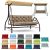 RUFXIEZW Waterproof Porch Swing Cushion Replacement