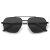 SOJOS Trendy Aviator Sunglasses Mens Womens Retro Double Bridge Metal Frame Semi
