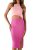PRETTYGARDEN Women’s Summer Midi Bodycon Dresses Casual Crew Neck Side Slit Slee