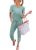 KIRUNDO Jumpsuits for Women Summer 2026 Casual Short Sleeve One Piece Outfits Dr